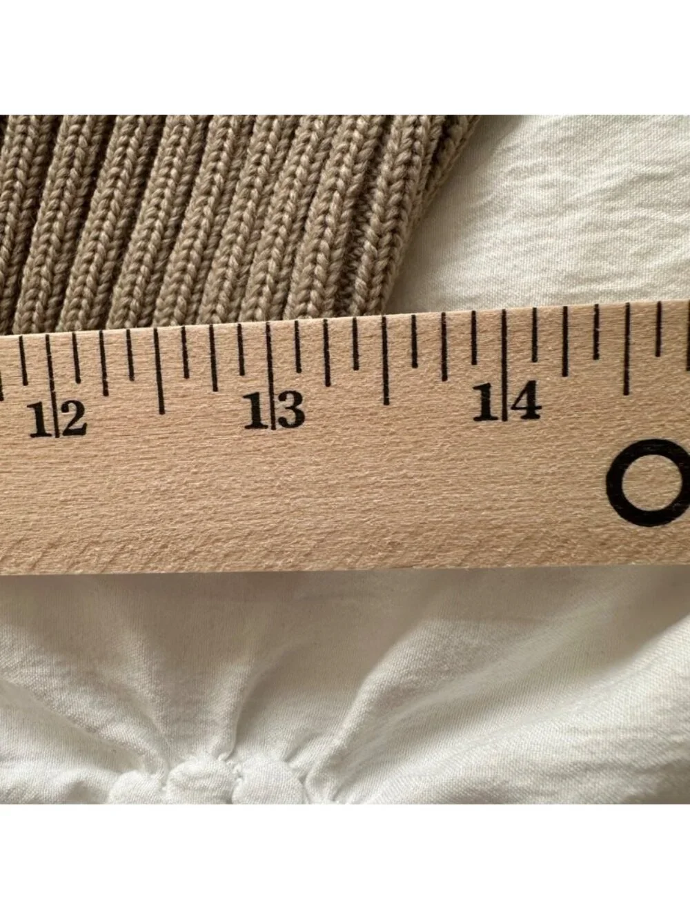 80's Women's Cable Knit Beige Made In USA Sweater SZ M Preppy Light Academia